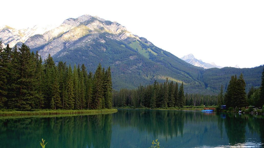 Banff National Park in Alberta, Canada, one of the most visited national parks.