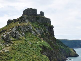 The Castle of Rock in the Valley of Rocks near Lynton at Exmoor National Park, United Kingdom. The Exmoor National Park Authority says it's now accepting bookings for visitors wishing to attend the Exmoor Dark Skies Festival.