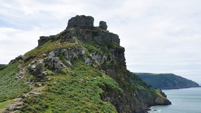 The Castle of Rock in the Valley of Rocks near Lynton at Exmoor National Park, United Kingdom. The Exmoor National Park Authority says it's now accepting bookings for visitors wishing to attend the Exmoor Dark Skies Festival.