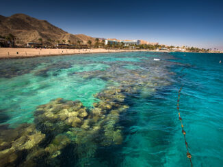 Eilat Coral Beach Nature Reserve in the Red Sea in Israel.