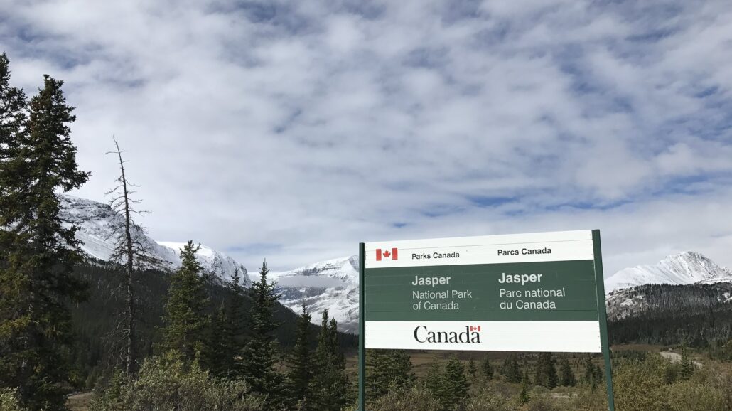 Alberta's largest national park is closed due to a huge wildfire.