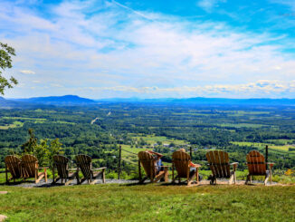 The view from the summit of Mt. Philo State Park (the first park in the Vermont State Park system).