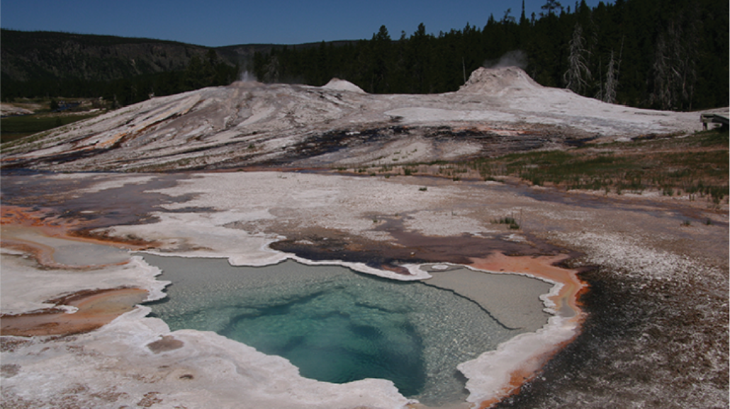 Heart Spring at Yellowstone National Park.