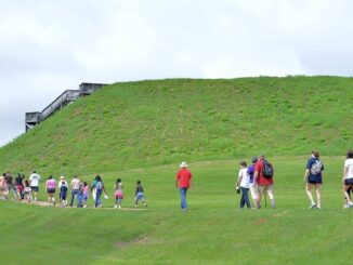 Great Temple Mound at Ocmulgee Mounds National Historical Park, Georgia.