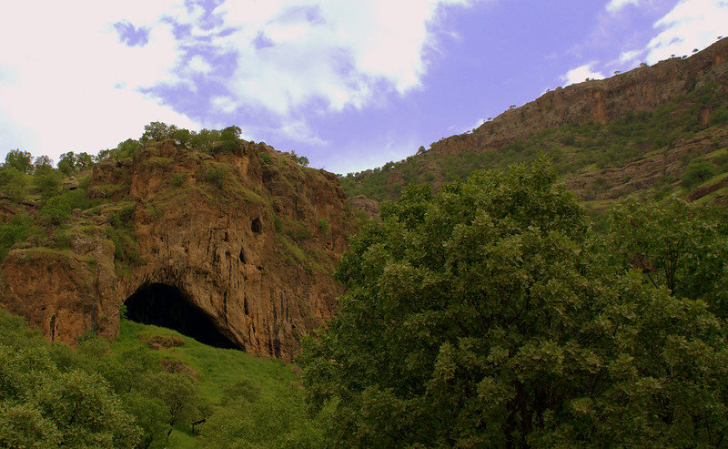 Shanidar Cave and other locales in the Zagros Mountains were once home to the first genetically distinct Homo sapiens to venture out of Africa.