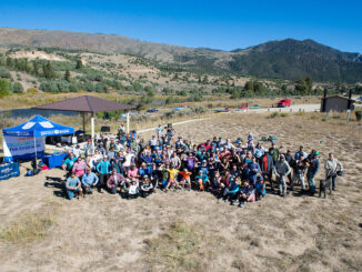 A trash cleanup event at Upper Colorado River Recreation Area in central Colorado to celebrate National Public Lands Day 2022.