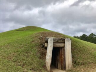 Earth Lodge at Ocmulgee Mounds shows an example of earthworks that are over 1,000 years old.